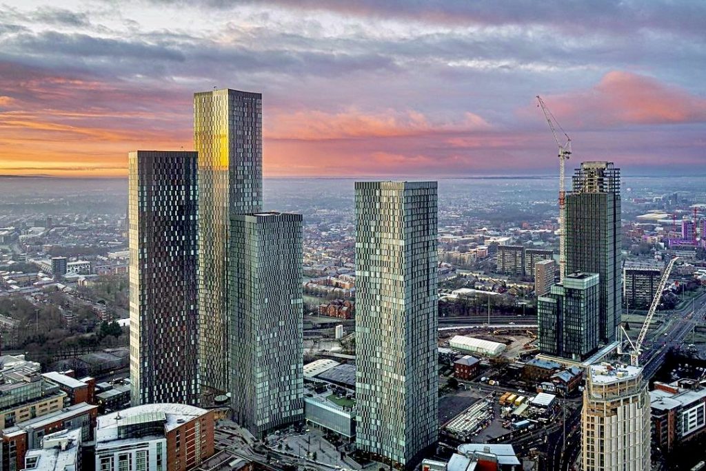 Deansgate_Square_&_Elizabeth_Tower_Manchester_Winter_2020